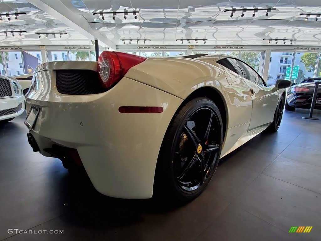 2014 458 Italia - Bianco Avus (White) / Nero photo #10