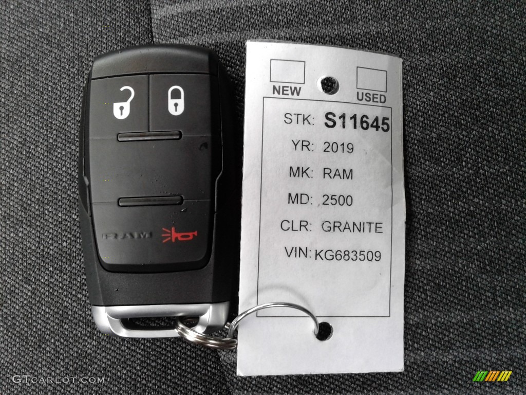 2019 Ram 2500 Tradesman Crew Cab 4x4 Keys Photo #135739346