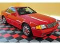 1990 Signal Red Mercedes-Benz SL Class 300 SL Roadster  photo #17