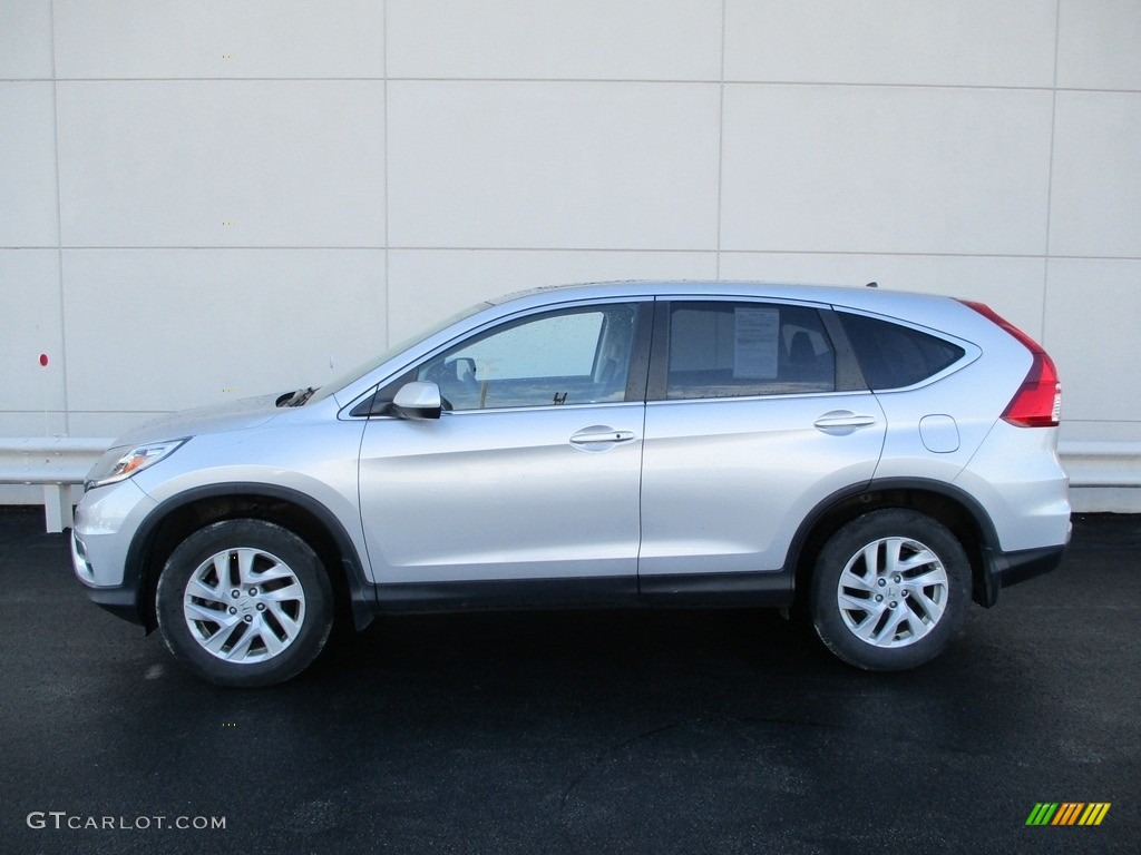 2016 CR-V EX AWD - Alabaster Silver Metallic / Black photo #2