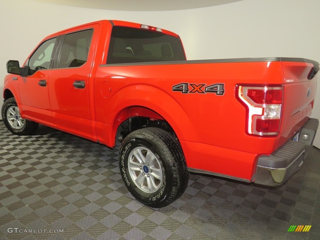 2018 F150 XLT SuperCrew 4x4 - Race Red / Earth Gray photo #9