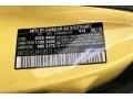  2020 CLA 250 Coupe Sun Yellow Color Code 914