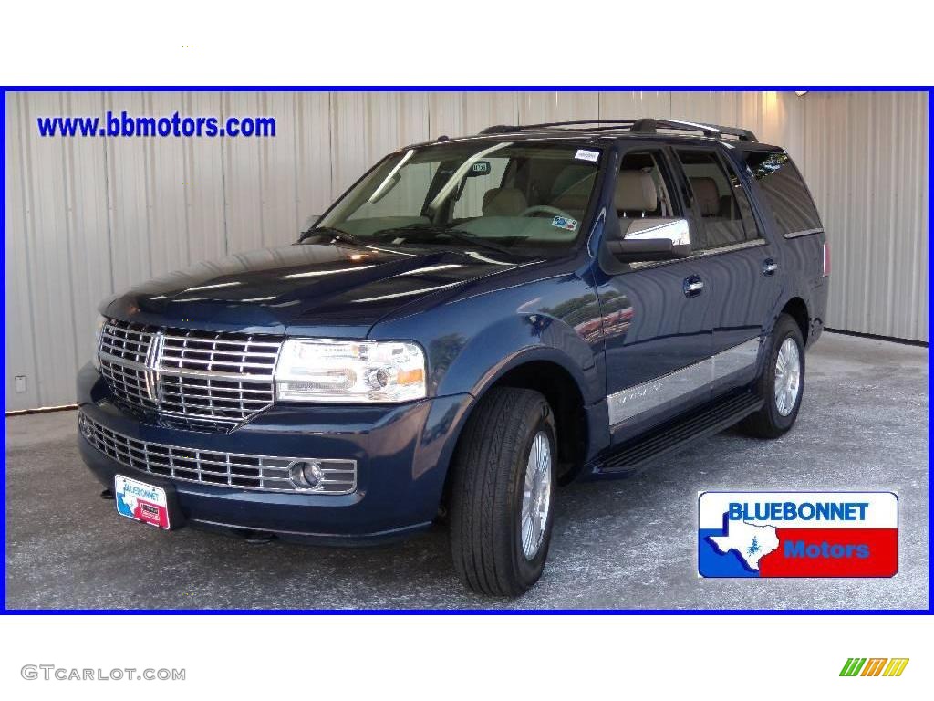 2008 Navigator Luxury 4x4 - Dark Blue Pearl Metallic / Stone photo #1