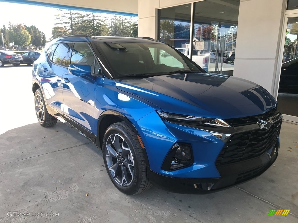 2020 Blazer RS - Bright Blue Metallic / Jet Black photo #1