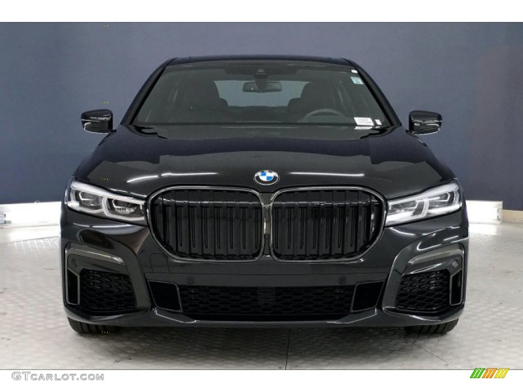 2020 7 Series 740i Sedan - Black Sapphire Metallic / Black photo #2