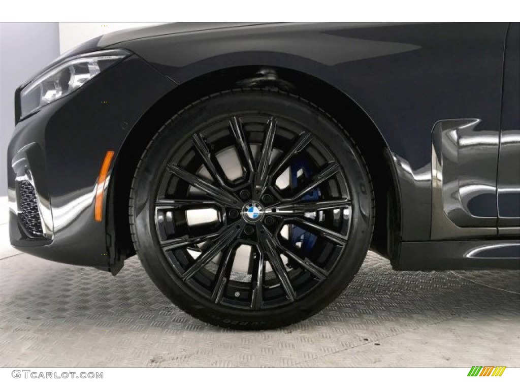 2020 7 Series 740i Sedan - Black Sapphire Metallic / Black photo #8