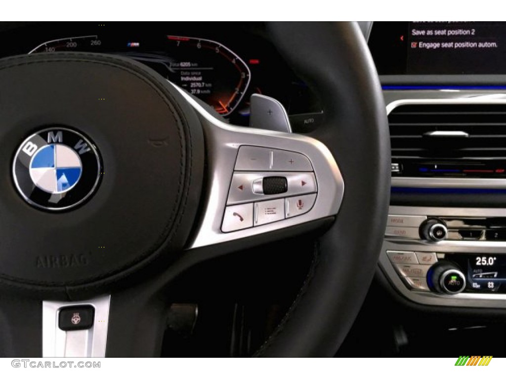 2020 7 Series 740i Sedan - Black Sapphire Metallic / Black photo #15