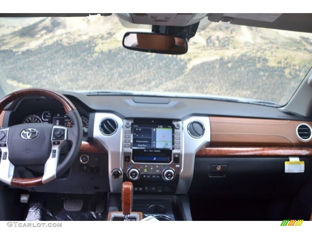 2020 Toyota Tundra 1794 Edition CrewMax 4x4 1794 Edition Brown/Black Dashboard Photo #135746178