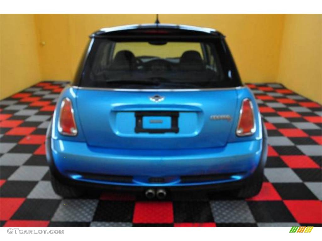 2005 Cooper S Hardtop - Electric Blue Metallic / Lapis Blue/Panther Black photo #5