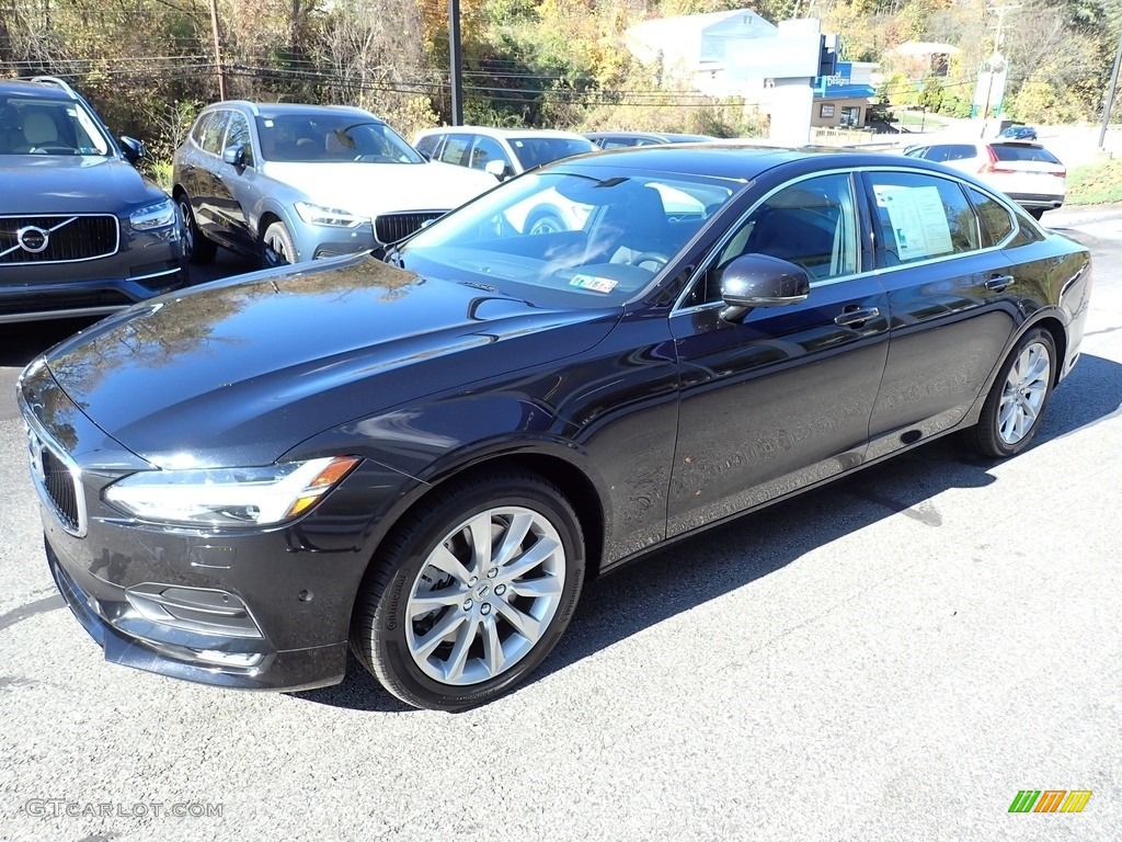 2018 S90 T6 AWD Momentum - Black Stone / Charcoal photo #8