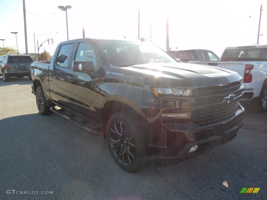 Black 2020 Chevrolet Silverado 1500 RST Crew Cab 4x4 Exterior Photo #135748821