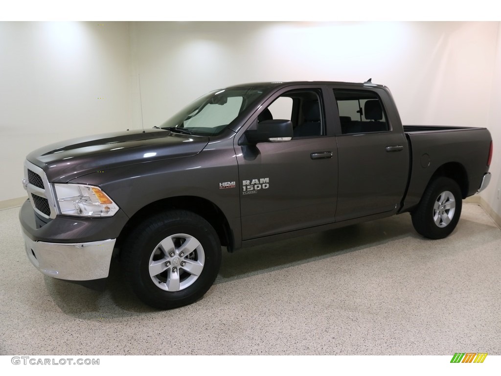 2019 1500 Classic Big Horn Crew Cab 4x4 - Granite Crystal Metallic / Black/Diesel Gray photo #3