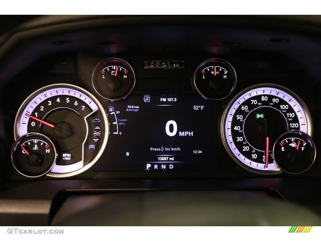 2019 1500 Classic Big Horn Crew Cab 4x4 - Granite Crystal Metallic / Black/Diesel Gray photo #8