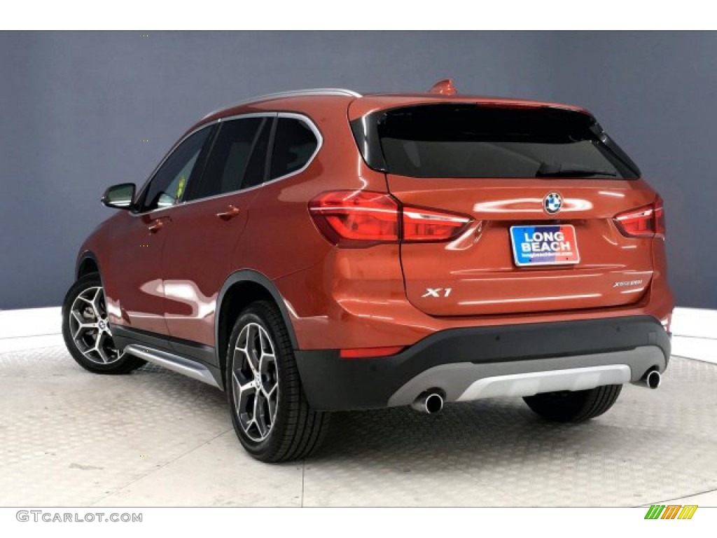 2019 X1 xDrive28i - Sunset Orange Metallic / Black photo #10