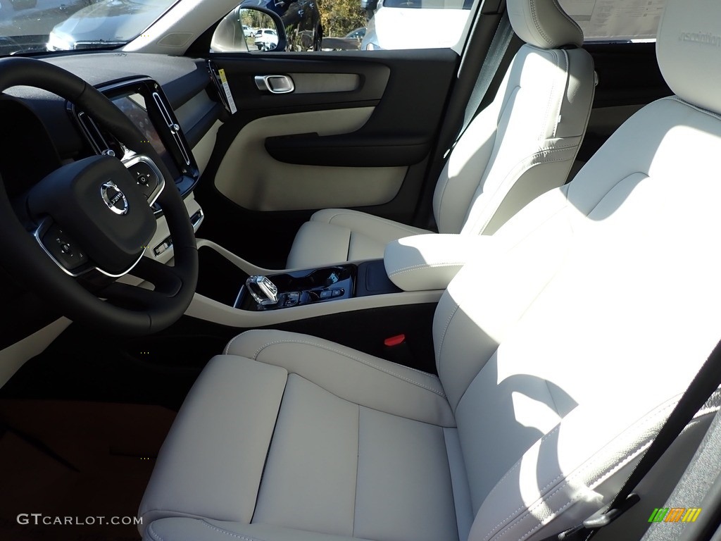2020 XC40 T5 Inscription AWD - Pebble Grey Metallic / Blond/Charcoal photo #7