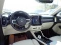 Blond/Charcoal 2020 Volvo XC40 T5 Inscription AWD Dashboard
