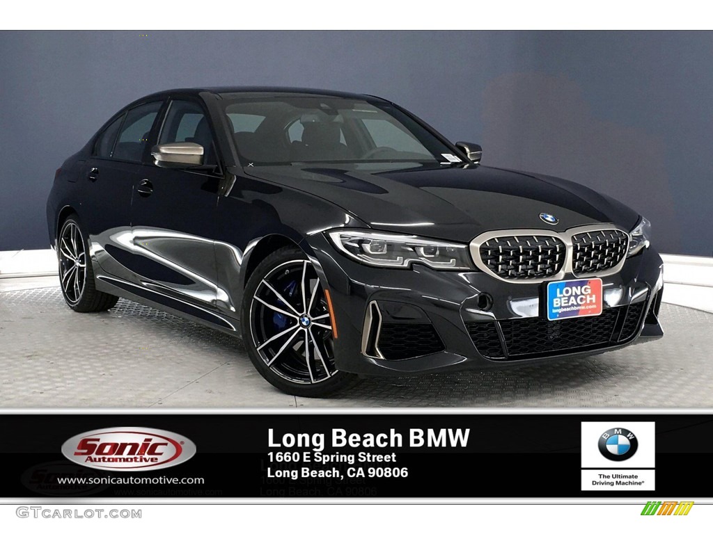 2020 3 Series M340i Sedan - Black Sapphire Metallic / Black photo #1