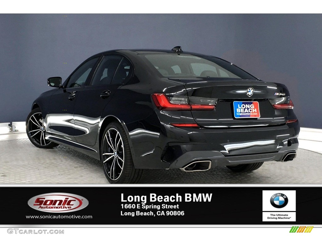 2020 3 Series M340i Sedan - Black Sapphire Metallic / Black photo #2