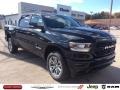 2020 Diamond Black Crystal Pearl Ram 1500 Laramie Crew Cab 4x4  photo #1