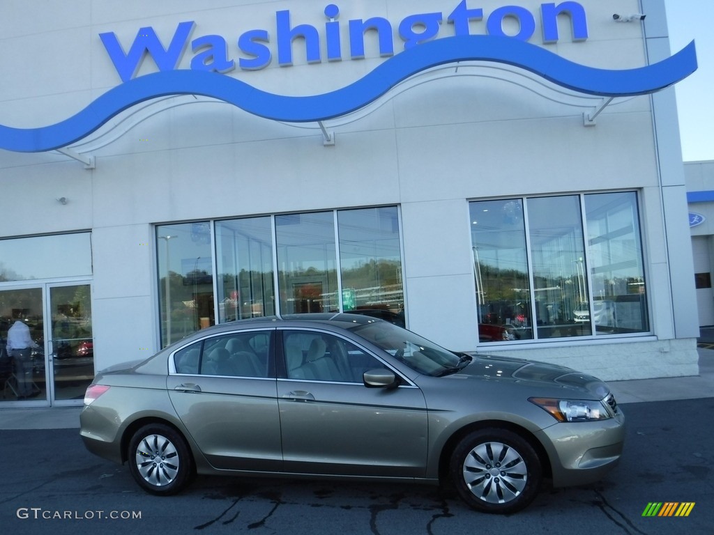 2009 Accord LX Sedan - Bold Beige Metallic / Ivory photo #2