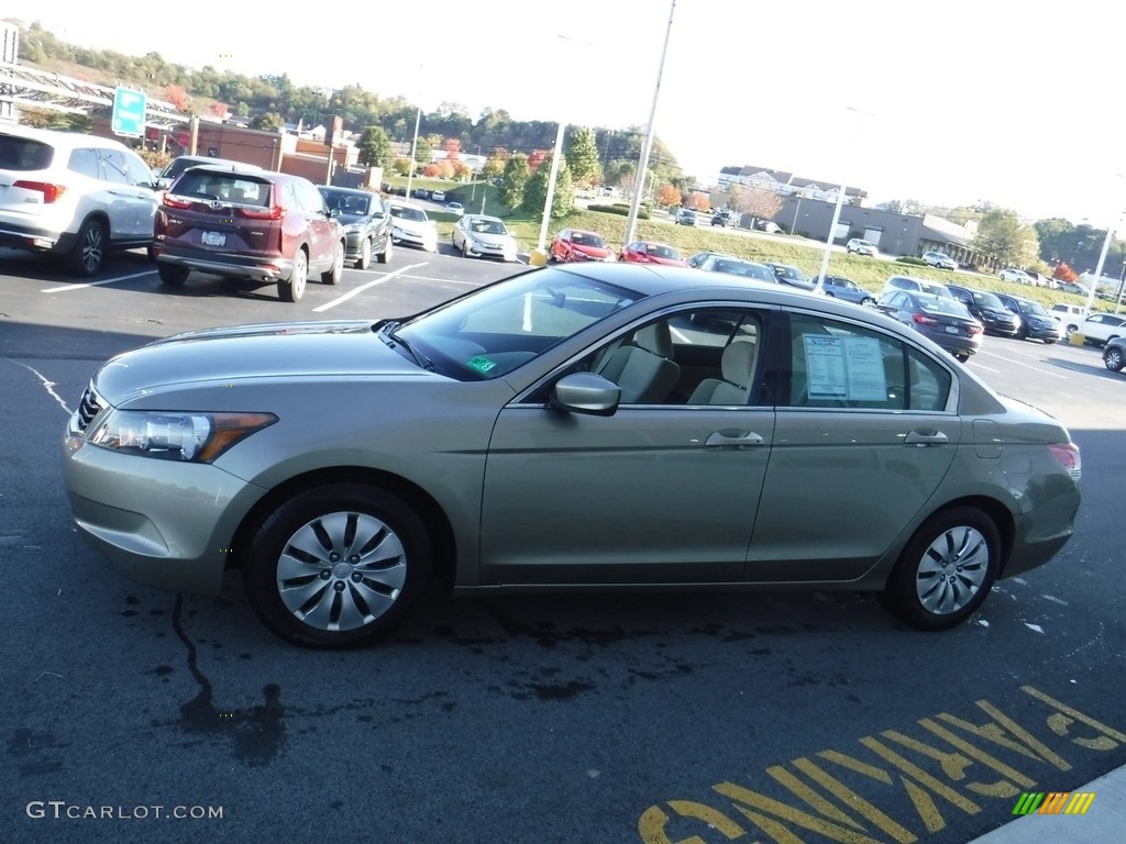 2009 Accord LX Sedan - Bold Beige Metallic / Ivory photo #6