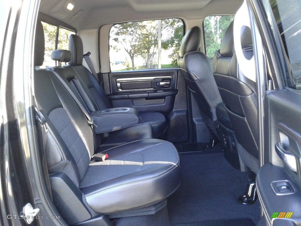 2018 1500 Night Crew Cab 4x4 - Brilliant Black Crystal Pearl / Black photo #14