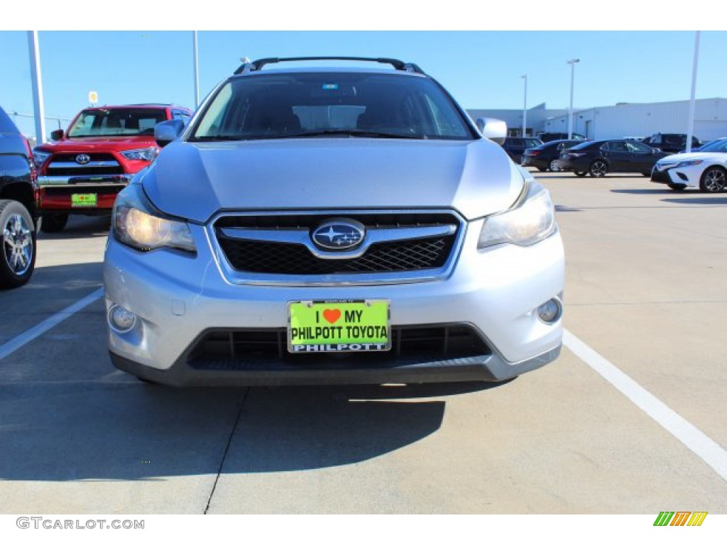 2013 XV Crosstrek 2.0 Premium - Ice Silver Metallic / Black photo #3