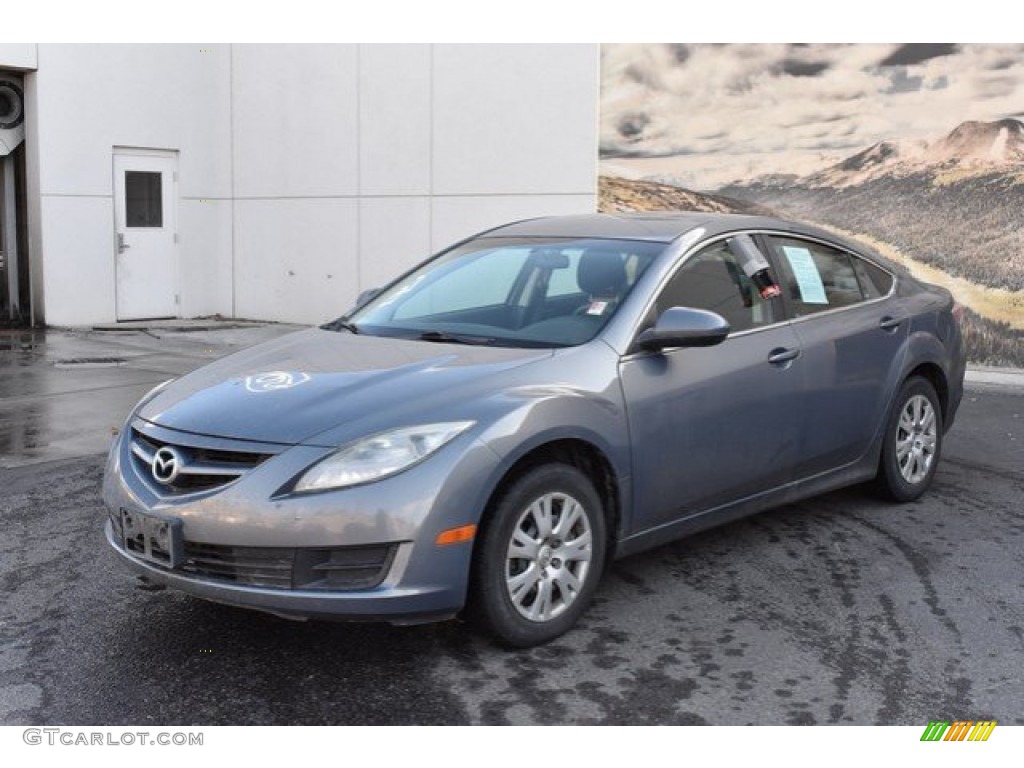 2010 MAZDA6 i Sport Sedan - Comet Gray Mica / Black photo #2