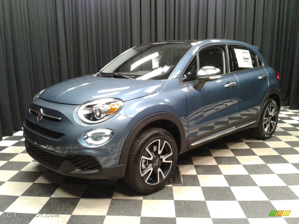 Blue Sky Metallic 2019 Fiat 500X Blue Sky Edition AWD Exterior Photo #135756420