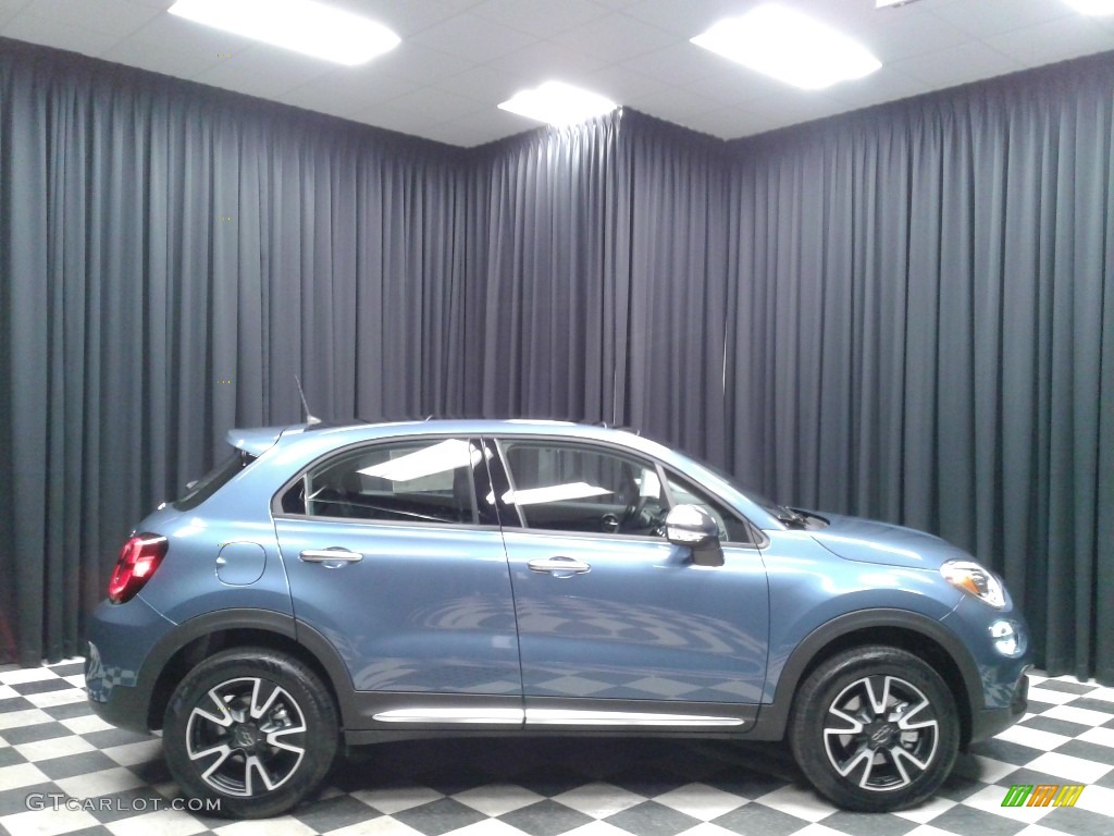 Blue Sky Metallic 2019 Fiat 500X Blue Sky Edition AWD Exterior Photo #135756504