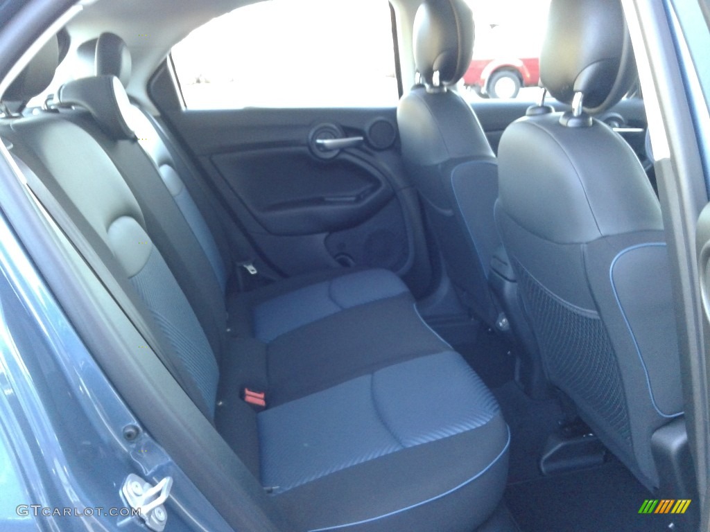 2019 500X Blue Sky Edition AWD - Blue Sky Metallic / Black/Blue photo #14