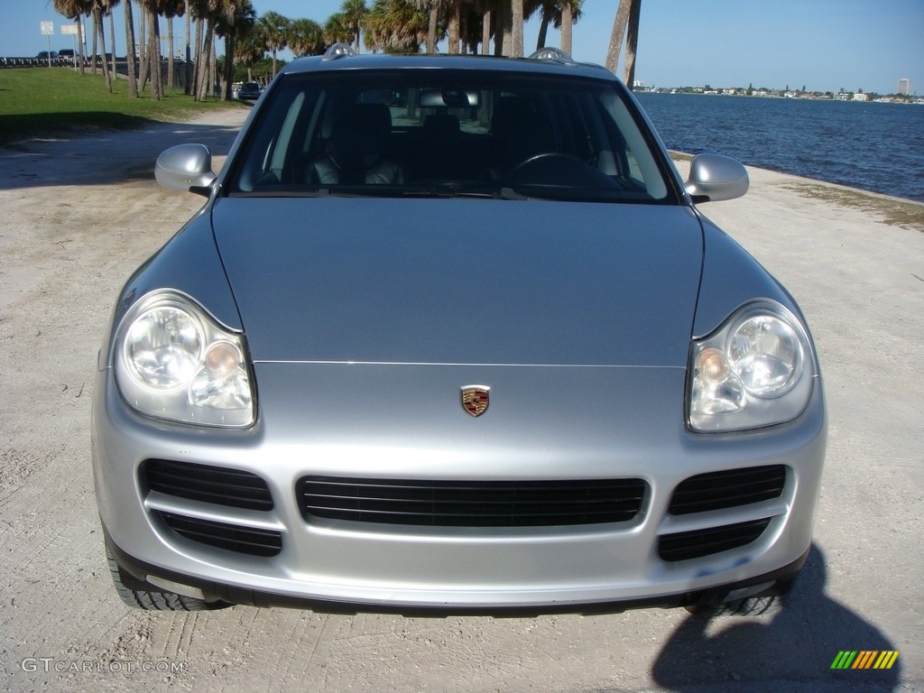 2004 Cayenne S - Crystal Silver Metallic / Black photo #2