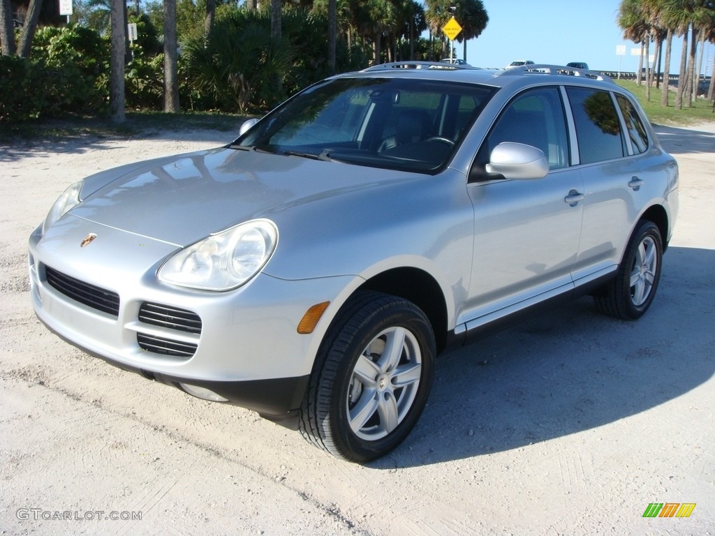 2004 Cayenne S - Crystal Silver Metallic / Black photo #3