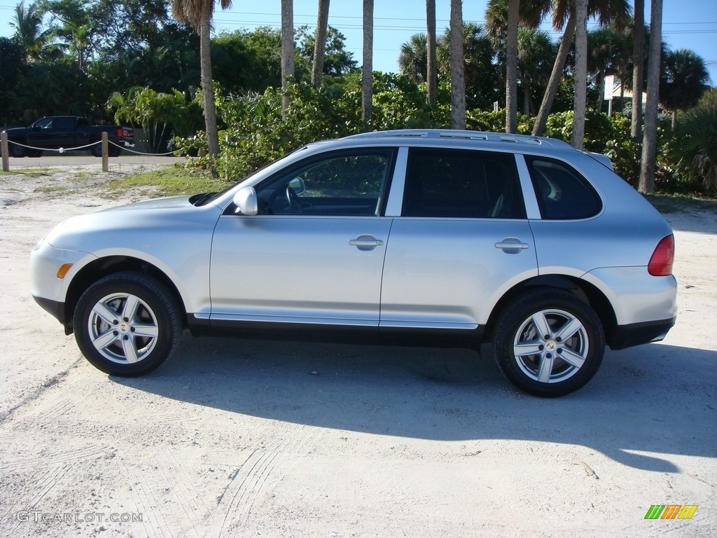 2004 Cayenne S - Crystal Silver Metallic / Black photo #4