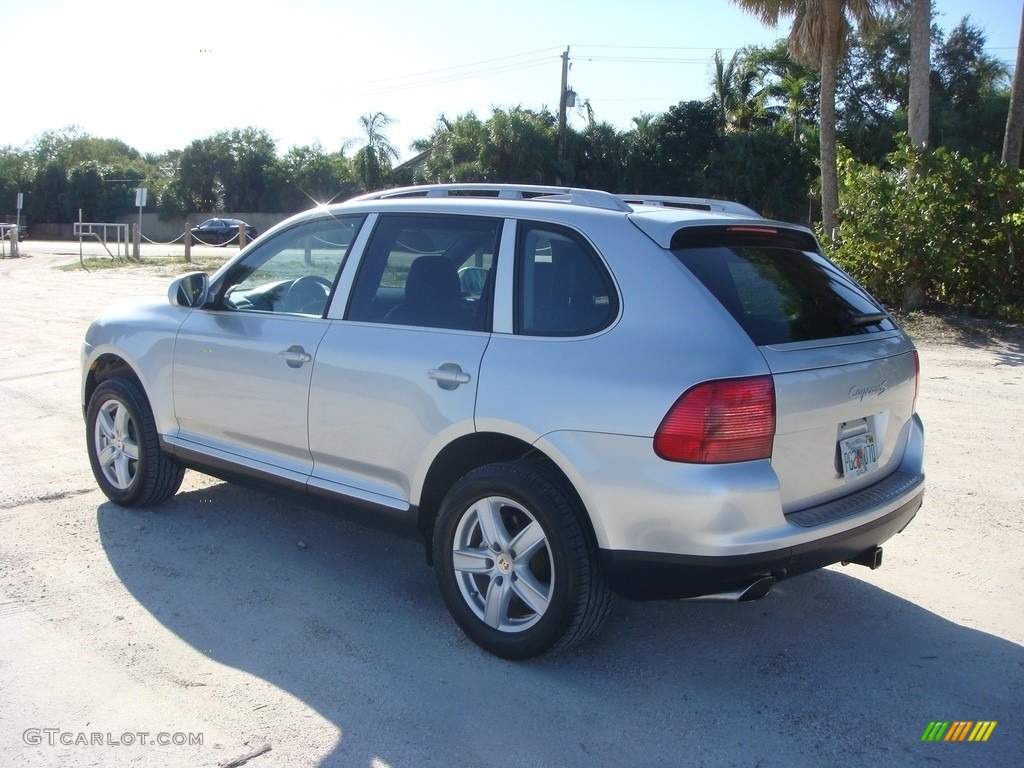 2004 Cayenne S - Crystal Silver Metallic / Black photo #5