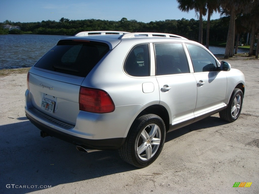 2004 Cayenne S - Crystal Silver Metallic / Black photo #7