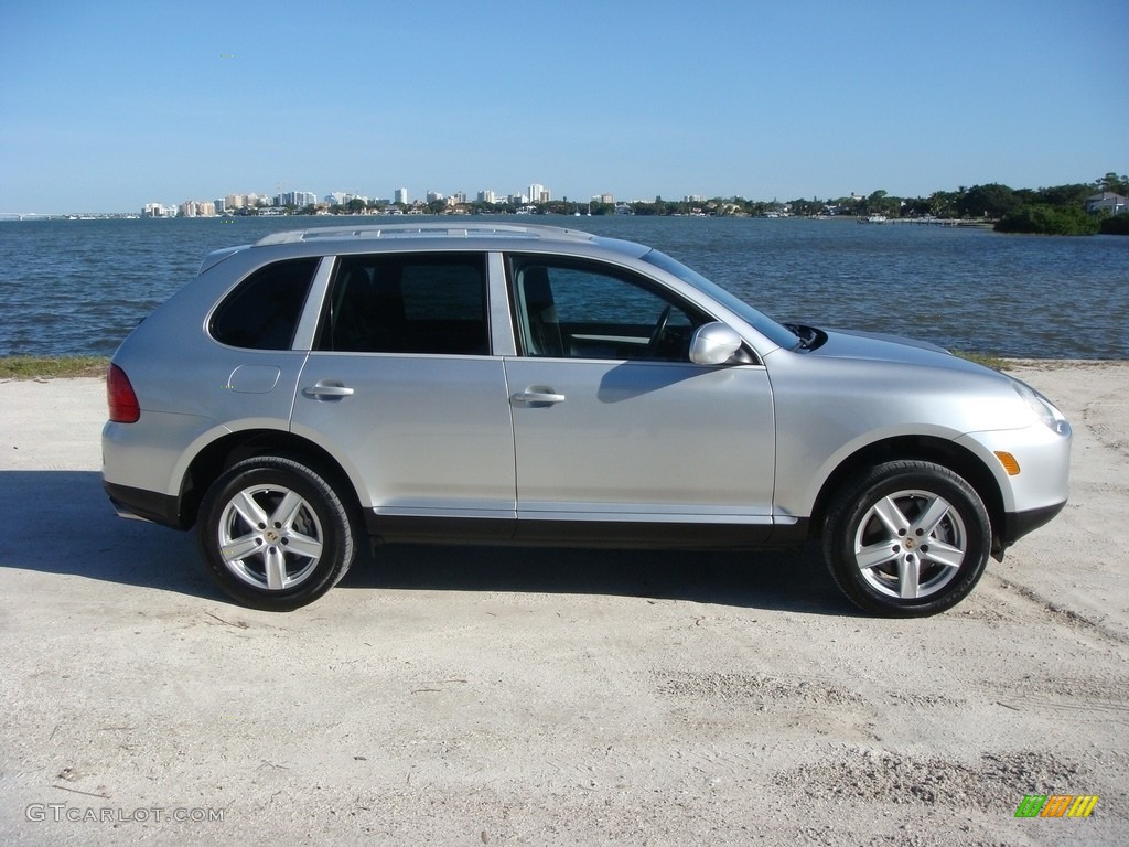 2004 Cayenne S - Crystal Silver Metallic / Black photo #8