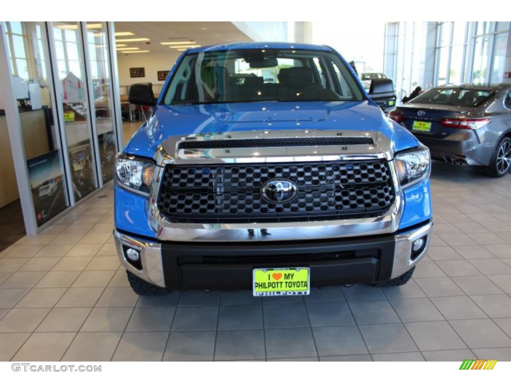 2020 Tundra TSS Off Road CrewMax 4x4 - Voodoo Blue / Black photo #3