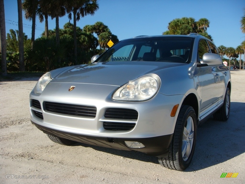 2004 Cayenne S - Crystal Silver Metallic / Black photo #26