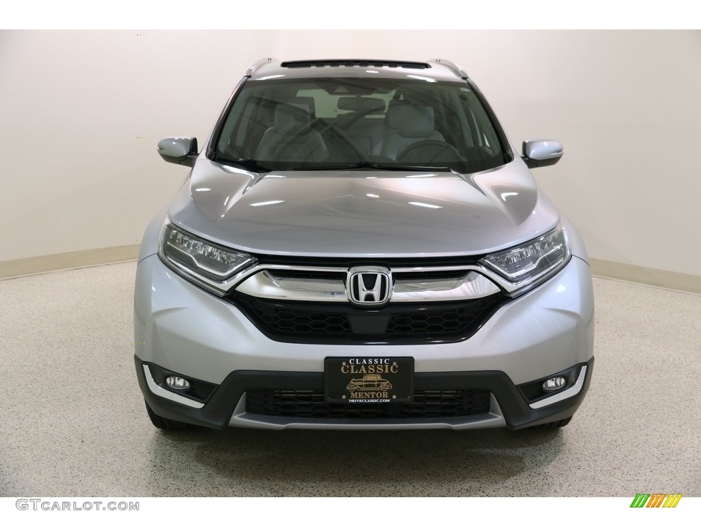 2017 CR-V Touring AWD - Lunar Silver Metallic / Gray photo #2