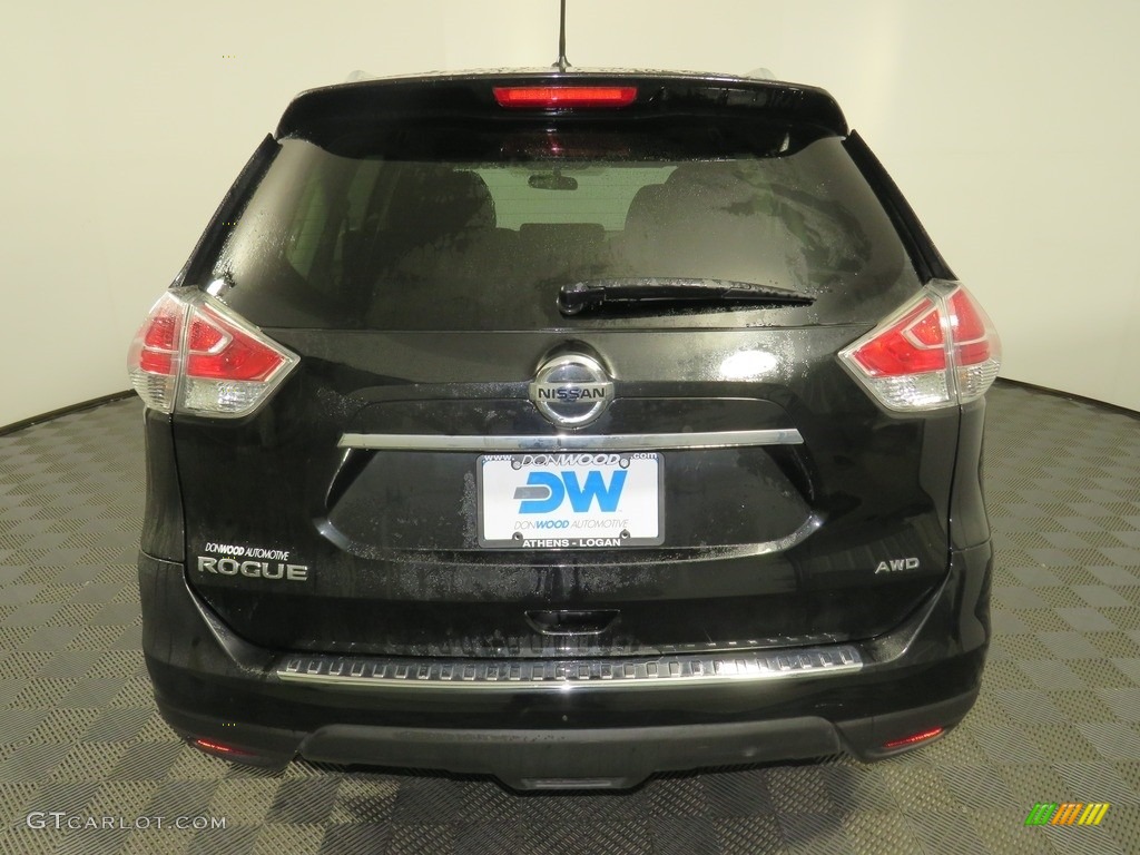 2016 Rogue S AWD - Magnetic Black / Charcoal photo #11