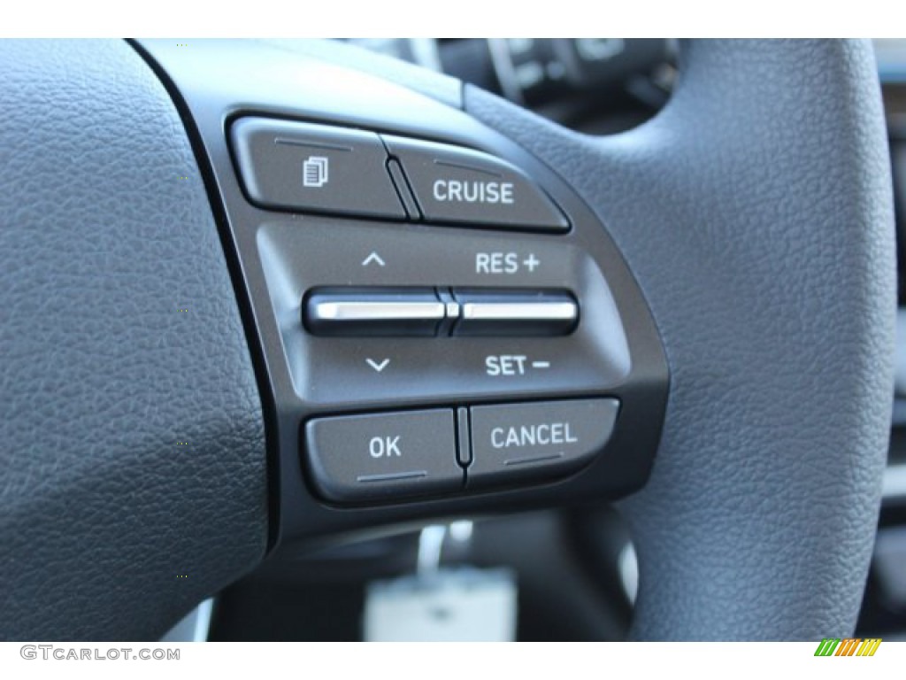 2020 Hyundai Elantra GT Standard Elantra GT Model Black Steering Wheel Photo #135758709