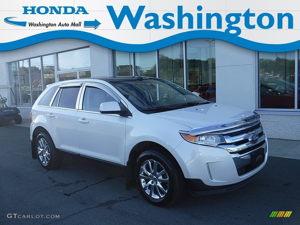 2011 Edge Limited AWD - White Platinum Tri-Coat / Medium Light Stone photo #1