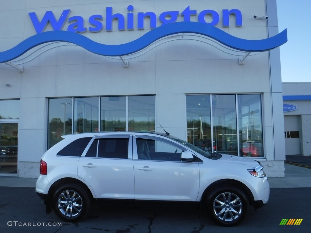 2011 Edge Limited AWD - White Platinum Tri-Coat / Medium Light Stone photo #2