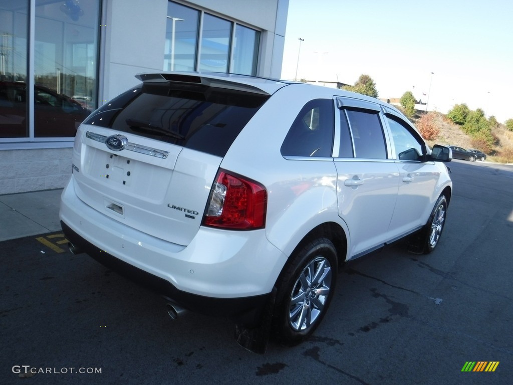 2011 Edge Limited AWD - White Platinum Tri-Coat / Medium Light Stone photo #10