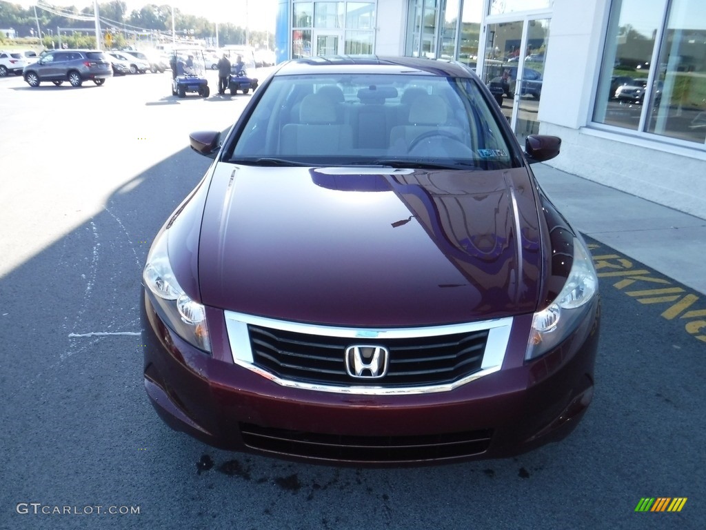 2010 Accord LX Sedan - Basque Red Pearl / Ivory photo #4