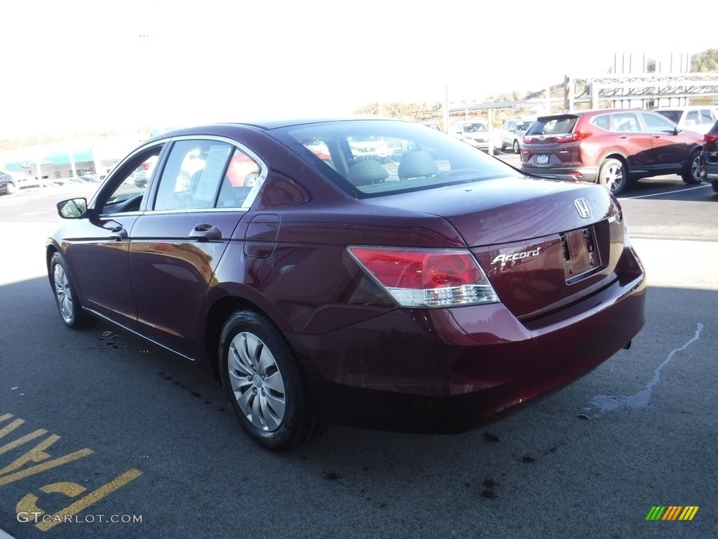 2010 Accord LX Sedan - Basque Red Pearl / Ivory photo #7