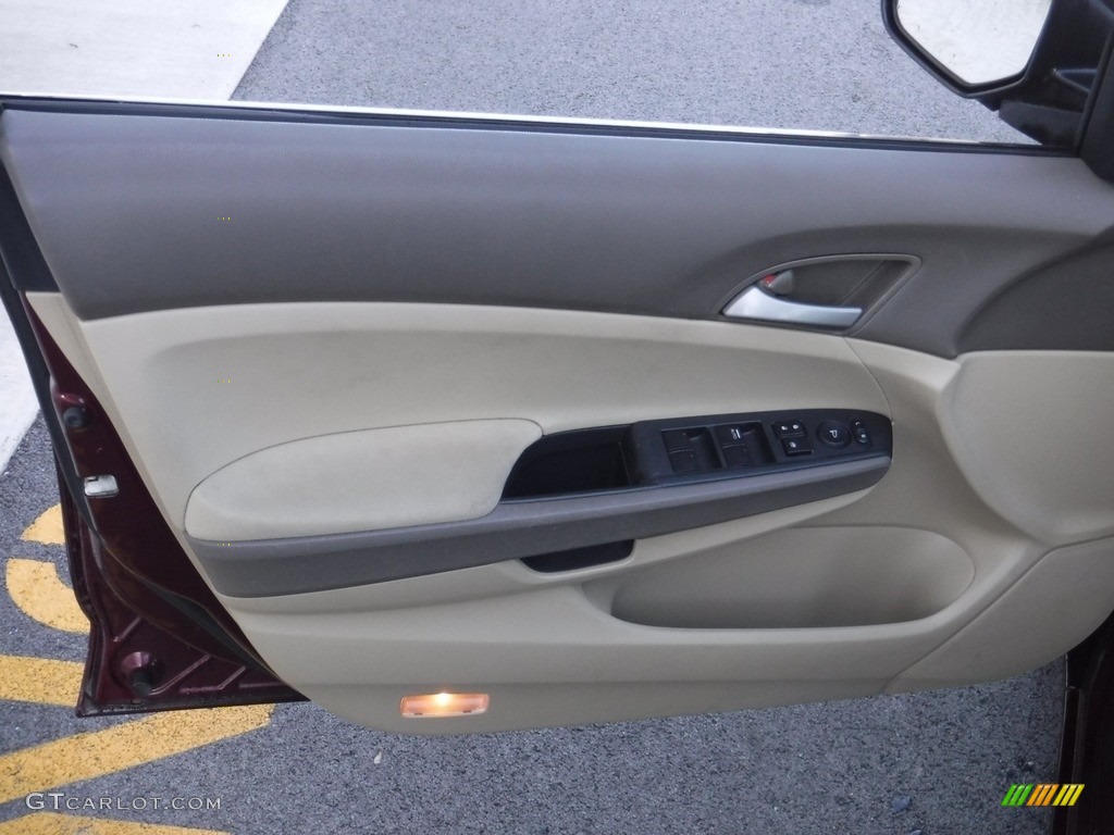 2010 Accord LX Sedan - Basque Red Pearl / Ivory photo #12
