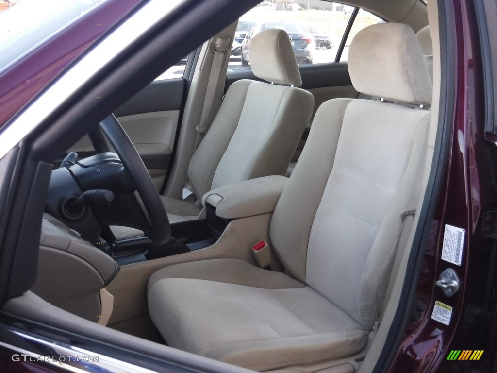 2010 Accord LX Sedan - Basque Red Pearl / Ivory photo #13