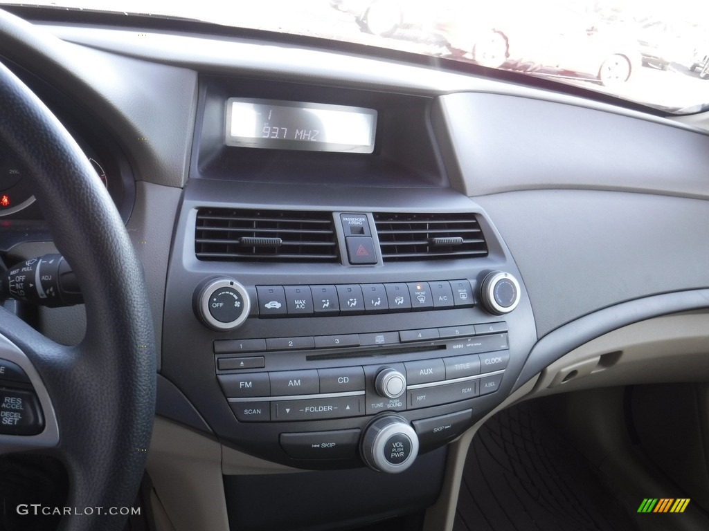 2010 Accord LX Sedan - Basque Red Pearl / Ivory photo #16